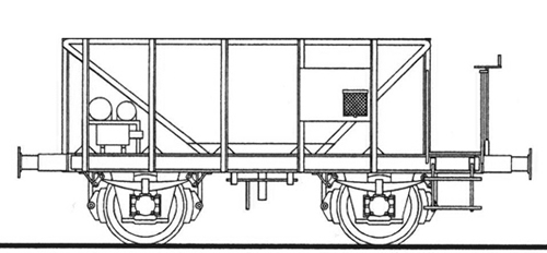 Ferro Train 850-436 - Austrian ÖBB Zm 863 526 2ax Erwagen D-Brems.,Scheib.
